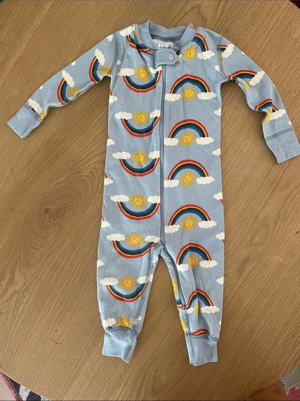 Hanna Andersson zipper pjs - 18-24 months